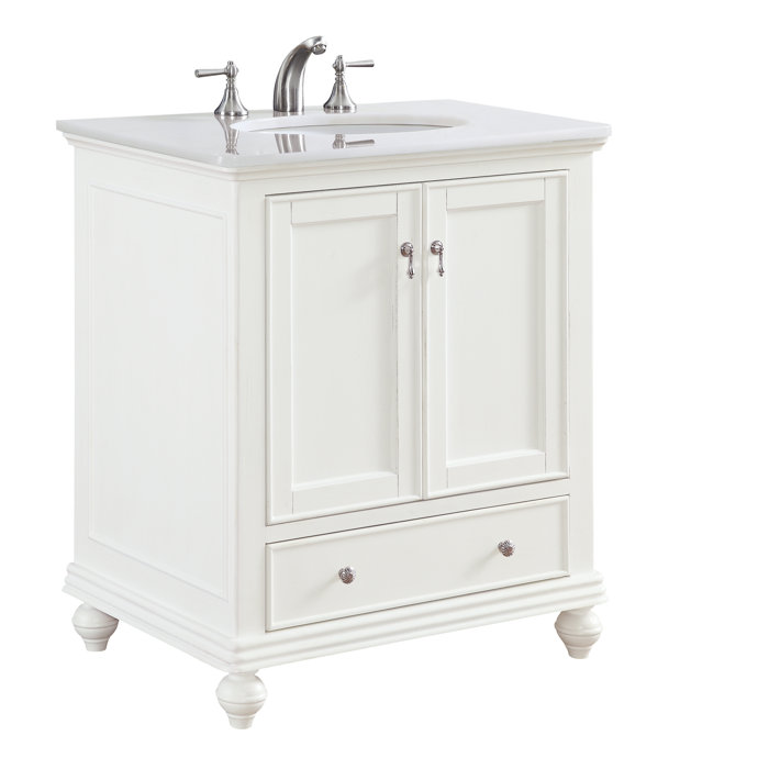 Three Posts™ Launceston 30'' Freestanding Single Bathroom Vanity with
